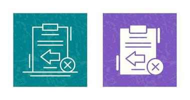 Return Failed Vector Icon