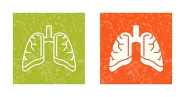 icono de vector de pulmones