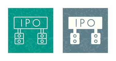 icono de vector de ipo