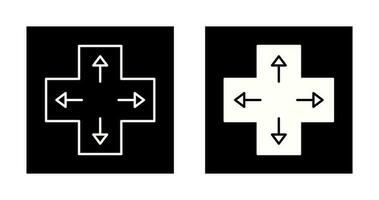 icono de vector de teclas de dirección únicas