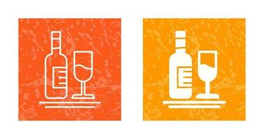 White Wine Vector Icon