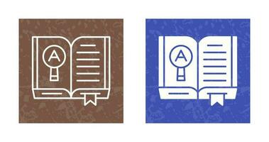 Open Book Vector Icon