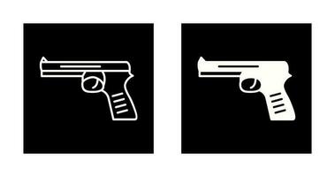 icono de vector de pistola única