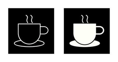 icono de vector de café caliente único