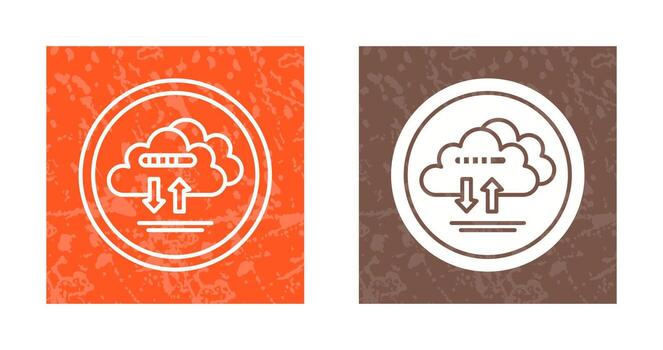 Cloud Data Vector Icon