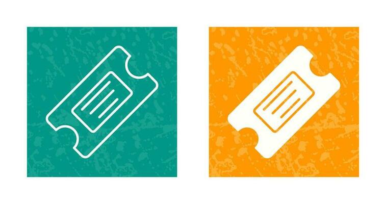 Ticket Vector Icon