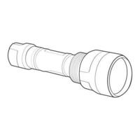 Flashlight Line Art, Unique Image Collection for Coloring Books vector