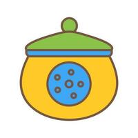 Cookie Jar Vector Icon