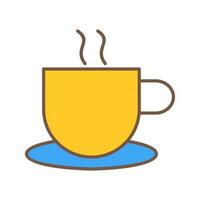 Unique Hot Coffee Vector Icon