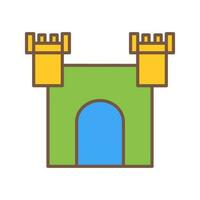 Unique Castle Vector Icon