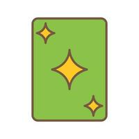 Unique Card Vector Icon