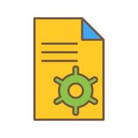 Unique Content Management Vector Icon