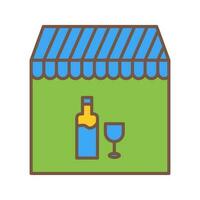 Unique Cafe and Bar Vector Icon