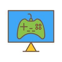 Unique Online Games Vector Icon