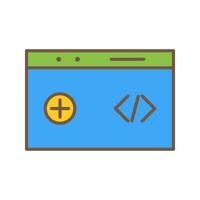 Unique Clean Code Vector Icon