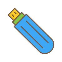 Unique USB Drive Vector Icon