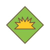 Danger of Welding Flash Vector Icon