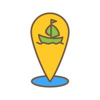 Shipping Location Vector Icon