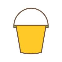 Water Bucket Vector Icon