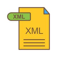 XML Vector Icon