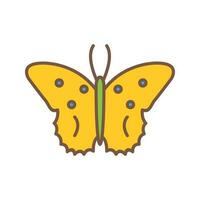 icono de vector de mariposa