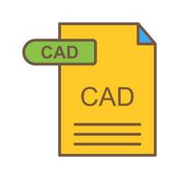 icono de vector de cad