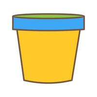 Plant Pot Vector Icon