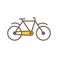 icono de vector de bicicleta