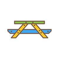 Picnic of Table Vector Icon