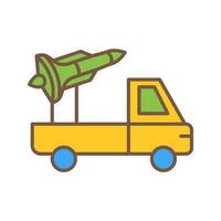 Missile Truck Vector Icon