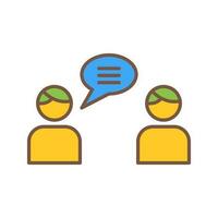 Chatting Vector Icon