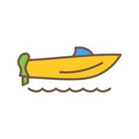 Speed Boat Vector Icon