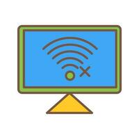 Disconnected Network Vector Icon