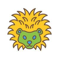 Hedgehog Vector Icon