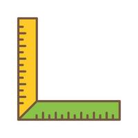 square Ruler Vector Icon