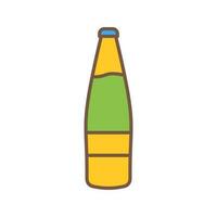 icono de vector de botella de cerveza