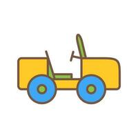 Safari Jeep Vector Icon