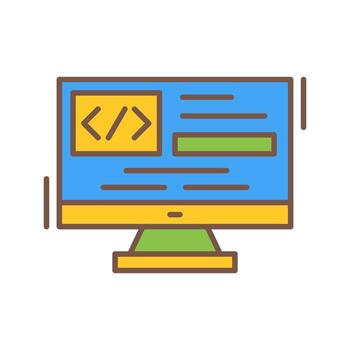Coding Vector Icon
