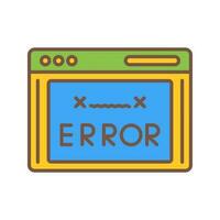 Error Code Vector Icon