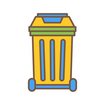 icono de vector de basura