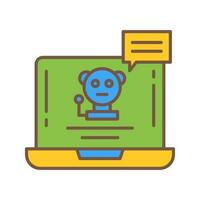 Chat Bot Vector Icon