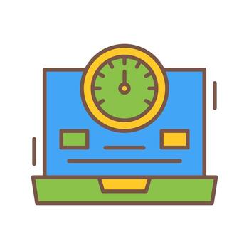 Speedometer Vector Icon