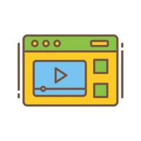 Video Vector Icon