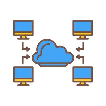 Computer Vector Icon