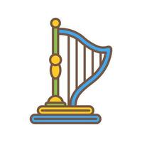 Harp Vector Icon