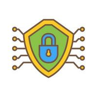 Cyber Security Vector Icon