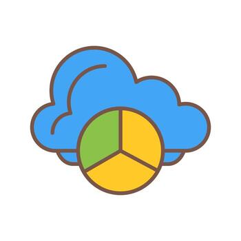 Pie Chart Vector Icon