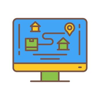 icono de vector de seguimiento