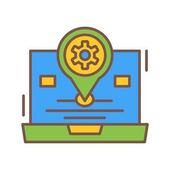 icono de vector de ubicación