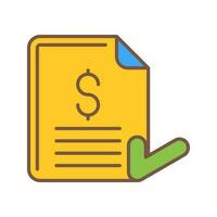 Invoice Vector Icon